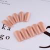 Uñas Postizas Cuadradas de Longitud Media de Color Puro Producto Terminado Capa Selladora Brillante UV Manicura Portátil Resistente al Desgaste Uñas Postizas Producto Terminado Tira