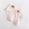 Calcetines para Bebé, Estilo Verano Delgado y Transpirable, Calcetines Cortos para Recién Nacidos y Niños, Diseño de Dibujos Animados Súper Lindo, 0-9 Meses