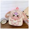Nova Mochila Cartoon Rígida Fofa Labubu 2025 para Meninos e Meninas, Mochila Escolar de Jardim de Infância, Mochila para Passeio de Bebê