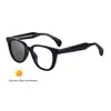 2026 Nuevas Gafas de Sol Fotocromáticas de Montura Cuadrada Moda Europea y Americana Accesorios de Personalidad para Hombres Propionato Incrustado con Pin Gafas de Sol Tendencia Protección Solar Transfronterizo