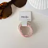 Elástico de Cabelo Básico Estilo Preguiçoso Japonês, Disponível em Várias Cores, Altamente Elástico e Durável, Cria Facilmente um Visual Diário