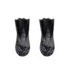 Calcetines de Encaje para Mujer Primavera y Otoño Cortos de Algodón Fondo Encaje de Malla Verano Delgados Blanco y Negro Casual Tubo Medio-Corto