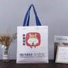 Bolsa de lona lisa para fornecimento imediato pode ser impressa com logotipo bolsa de ombro para tutorial de estudante bolsa de algodão para souvenir de exposição