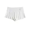 Shorts de Falda Plisada de Tiro Bajo Estilo Chica Caliente para Mujer, Nuevo Diseño de Verano, Anti-Exposición, Minifalda Adelgazante