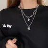 Collar Dulce y Fresco de Chica Picante para Mujer, Versión Coreana, Diseño de Nicho de Moda, Cadena Versátil para Suéter, Gargantilla de Perlas Versátil