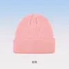 Chapéu de Tricô Quente de Camada Dupla para Outono e Inverno com Proteção para Orelhas para Circunferência de Cabeça Grande com Logo Personalizado