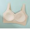 Colete de Beleza Skin Color Ultra Fino Refrescante Sem Costura Primavera e Verão Alças Largas Emagrecimento Esportivo Alta Elasticidade Sutiã Plus Size Intimates
