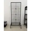 Expositor de Balcão Transfronteiriço, Suporte de Chão para Pendurar, Prateleira de Armazenamento em Malha de Ferro com Rodas, Expositor de Grade para Produtos de Supermercado