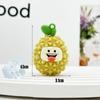 Cartoon Fruit Keychain Doll Pingente Simulação Fruit Keychain Doll Pingente Melancia Acessórios Durian Pingente