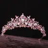 Tocado de novia estilo coreano multicolor nuevo vestido de novia corona de novia actuación de cumpleaños accesorios para el cabello versátiles corona venta al por mayor