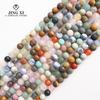 Cuentas sueltas naturales Duobao de 6 a 10 mm, redondas y lisas, esmeriladas, para hacer pulseras, collares y joyas, en stock, venta al por mayor