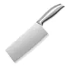 Conjunto de Facas Domésticas de Cozinha em Aço Inoxidável Completo Faca de Chef Multiuso para Cortar Ossos e Fatiar
