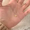 Nuevo Estilo Mismo Estilo Xiaohongshu Collar de Estrella Cepillada con Circonita para Mujer Diseño de Nicho ins Cadena para Clavícula de Alta Gama Simple