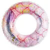 Flotador Inflable para Niños Cruzado en Stock, Diseño Floral Engrosado, Antivuelco, Flotador Inflable para Principiantes, Flotador con Lentejuelas, Aro para Axilas