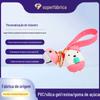 Boneca de Desenho Animado em PVC Pingente de Cola Macia Personalização Figura Criativa DIY Chaveiro de Cola Macia em PVC Personalização