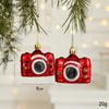 Nuevas decoraciones navideñas de plástico, pequeños colgantes, adornos de Papá Noel, suministros de diseño de ambiente en stock al por mayor