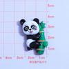 Lindo panda pequeño, divertido para niños, hecho a mano, crema de pegamento, funda para teléfono, tocado, horquilla, joyería, accesorios de resina, venta al por mayor