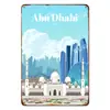 Latas de E-commerce da Amazon com Pinturas de Paisagens Urbanas Americanas, Céu Azul, Design de Viagem, Latas de E-commerce Transfronteiriço para Decoração de Casa