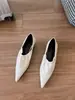 Novos Sapatos de Salto Médio Pontudos Prateados Plissados de Bico Fino Estilo Europeu e Americano para Mulheres, Versáteis para o Trabalho, Coleção Primavera 2026