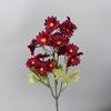 Buquê de Flores Artificiais Margaridas Transfronteiriças para Decoração de Salão de Casamento e Decoração de Casa