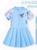 Traje de baño nuevo para niños 2024 Niñas Traje de baño con falda Siomatic Verano Niñas Junior de tamaño mediano Natación de entrenamiento
