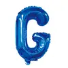 Versão Americana Tamanho Slim Letras Maiúsculas do Alfabeto Inglês Decorativas Az Balão de Folha de Alumínio Decorativo de Letra Az 16 polegadas Aniversário