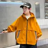 Chaqueta de otoño para niño, estilo primavera y otoño, nuevo modelo 2026, cortavientos para niños, elegante, casual, chaqueta con capucha de otoño, moderna