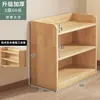 Estantería de almacenamiento de pie, estantería de madera maciza, unidad de almacenamiento de rejilla para uso doméstico, montada en la pared, sala de estar, habitación de niños, armario de almacenamiento simple, estantería