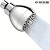 Comercio exterior cabezal de ducha de 4 pulgadas 5 pulgadas 6 pulgadas cinco chorros de agua que ahorran agua presurizado rociador superior pequeño baño oculto con cabezal de ducha