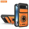 Funda para Teléfono con Ventana Deslizante Adecuada para Google Pixel11Proxl Thor Pixel10Pro Soporte Cubierta Protectora Anticaídas