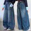 Pantalones vaqueros para niña, nueva colección primavera/otoño 2026, para niños mayores, casuales, elegantes y versátiles, pantalones largos para otoño