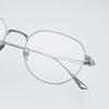 Gafas de miopía para mujer 932T, montura con grado de astigmatismo, montura redonda, gafas antiluz azul, montura completa, ultraligeras, de titanio puro.