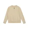 Suéter de Punto de Manga Larga con Media Botonadura para Hombre, Cuello Redondo, Holgado, Estilo Old Money, Abrigo Suéter