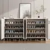 Gabinete de Zapatos Totalmente de Aluminio para Entrada del Hogar, Exterior, Impermeable, Villa, Protección Solar, Almacenamiento, Gabinete de Almacenamiento para Balcón