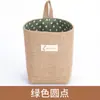 Almacenamiento de Escritorio Creativo de Algodón Lino Colgante Trasero de Puerta de Dormitorio Almacenamiento de Pared Bolsa Colgante Cesta de Almacenamiento de Yute