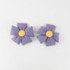 Tecido Pelúcia Cor Flor Acessórios Flor de Cinco Pétalas Personalidade Meias da Moda Acessórios para Bolsa Corsage Infantil Acessórios para Cabeça