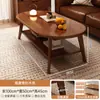 Mesa de Centro, Mesa de Té, Sala de Estar para Apartamento Pequeño Moderno, Dormitorio, Casa de Renta Sencilla, Mesa Lateral Nueva Sencilla para Sofá