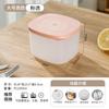Caixa de Conservação Plástica Estilo Japonês para Geladeira Caixa Selada Aquecível no Micro-ondas Caixa de Almoço Portátil para Armazenamento Refrigerado de Comida e Frutas