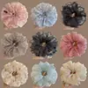Névoa de Verão~Scrunchie de Organza Verde Menta para Mulheres, Acessório de Cabelo Elegante e Estiloso, Novo Elástico para Coque