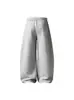 Calça Casual Retro Americana Bordada com Estrela e Cachorro para Homens e Mulheres, Nova Calça de Cintura Alta Emagrecedora Solta de Comprimento Total Wide-Leg