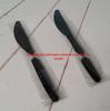 Embalagem separada Garfo Preto descartável Faca e garfo para comida ocidental Faca e garfo descartáveis Colher Faca de plástico Faca de bife 100 peças