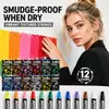 Pintura de parede artística caneta acrílica de ponta larga com ponta de 15mm, à prova d'água e com forte cobertura, adequada para pintar em vidro, madeira e pedra