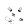 Hebilla de Ocho Metálica, Clip de Cuerda Antiperdida, Mosquetón de Aleación de Zinc, Hebilla Pequeña para Puerta, Herraje para Lanyard de Teléfono con Forma de Campana