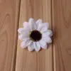 Venta al por mayor DIY Simulación Hecho a Mano Girasol Tela de Seda Crisantemo Mirando al Sol Cabeza Falsa