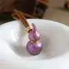 Moda Retro Original Simple Versátil Colorido Esmalte Calabaza Cadena de Suéter Lujo Ligero Gama Alta Collar Largo para Mujeres