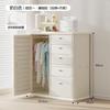 Armário de armazenamento de brinquedos infantis, classificação de bebês, prateleira de armazenamento, armário de balde, armário de armazenamento para bebês, mesa de alimentação, guarda-roupa integrado