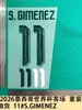 Colección de Visita para el Mundial de México 2026 Ropa Infantil Artículos de Grado B Números y Letras para Camisetas Números de Transferencia Térmica