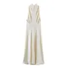 Vestido Midi de Tirantes para Mujer Estilo Europeo y Americano Primavera 2026 12265 Color de la Foto Mezcla de Fibras Sintéticas Corte Holgado