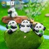 4 Adornos de Micro Paisaje de Panda Moe Accesorios de Manualidades Hogar Creativo Muñeca China Adornos de Jardinería