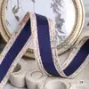 Cinta Coreana Doble Color Borde Ancho Grano de Madera Poliéster Algodón Cinturón Accesorios para el Cabello diy Material para Lazos Empaque Accesorios de Ropa Cinta